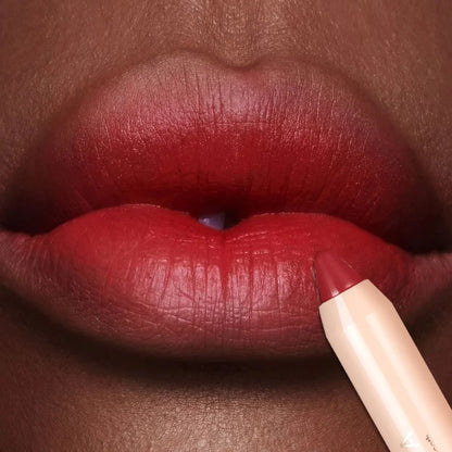 DEROL Lip liner Pencil Waterproof Nude Brown Lip Liner Lipstick Pen Matte Pink Contour Tint Lasting Non-stick Cup Lips Makeup