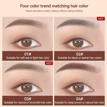 Fast Easy Coloring Eyebrow Pen Long Term Eyebrow Dye Cream Waterproof Sweatproof Non Dizzy Smooth Durable Drying Multifunctional