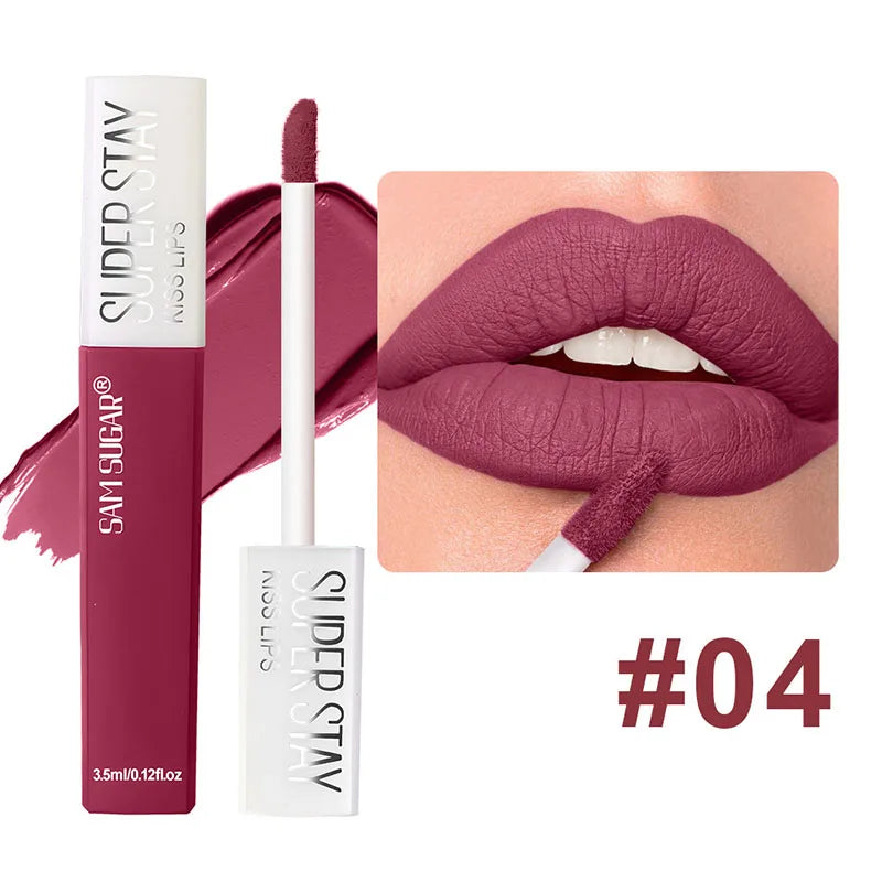 Matte Lipstick Set Lip Gloss Sets 6 PCS Non Stick Cup Stain Makeup Beauty For Women Waterproof Long Lasting Cosmetics
