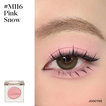 JOOCYEE Eyeshadow Single Long-lasting Natural Easy to blend High-pigmented Diamond shimmering Eyeshadow Black Blue