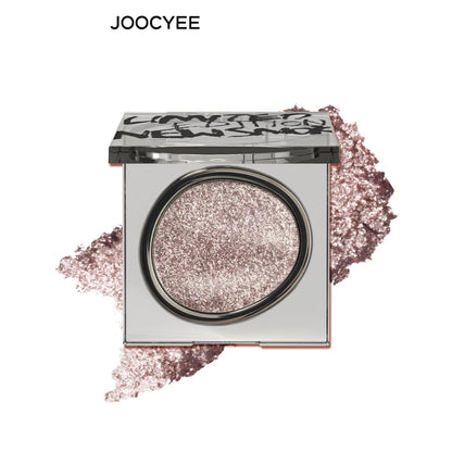 JOOCYEE Eyeshadow Single Long-lasting Natural Easy to blend High-pigmented Diamond shimmering Eyeshadow Black Blue