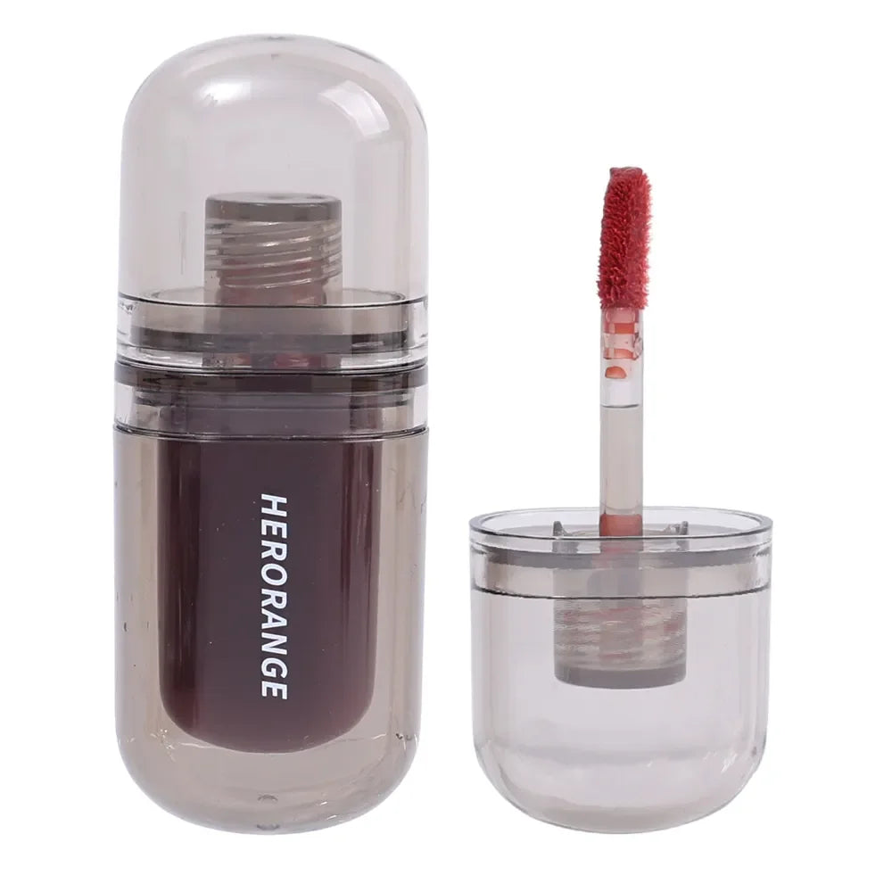 Jelly Moisturizing Liquid Lipstick 6 Color Waterproof Lasting Non-stick Cup Water Glossy Lip Glaze Women Make Up Beauty Cosmetic