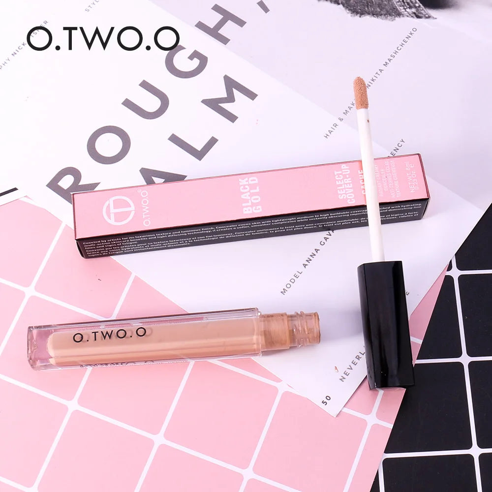 O.TWO.O Liquid Concealer Face Contour Full Coverage Eye Base Dark Circles Blemish Professional Makeup