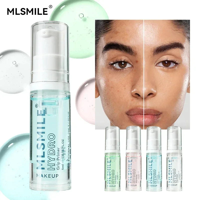 Hydrating Face Primer Makeup Gel Isolation Moisturizing Brightening Invisible Pore Gel-based Facial Makeup Transparent Cream 5ml