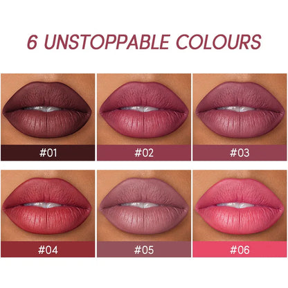 LIPSTICH 2 In 1 Matte Lipstick&lip Liner Set  Lip Pencil High Pigmented Waterproof Long Lasting Lip Stick Lips Makeup