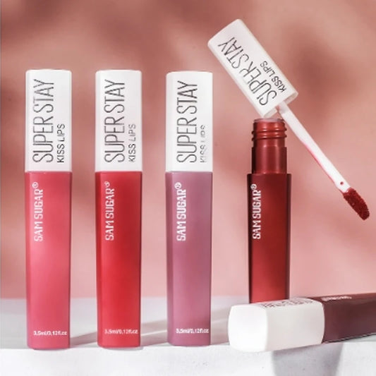 Matte Lipstick Set Lip Gloss Sets 6 PCS Non Stick Cup Stain Makeup Beauty For Women Waterproof Long Lasting Cosmetics