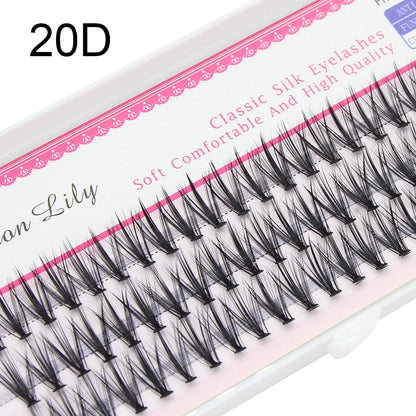 Moon Lily 60 Bundles Luxury Thick Cluster EyeLashes Extension 3D Russian Volume Grafting Fake False 20D 30D Mink Eyelash Bunche Cilias