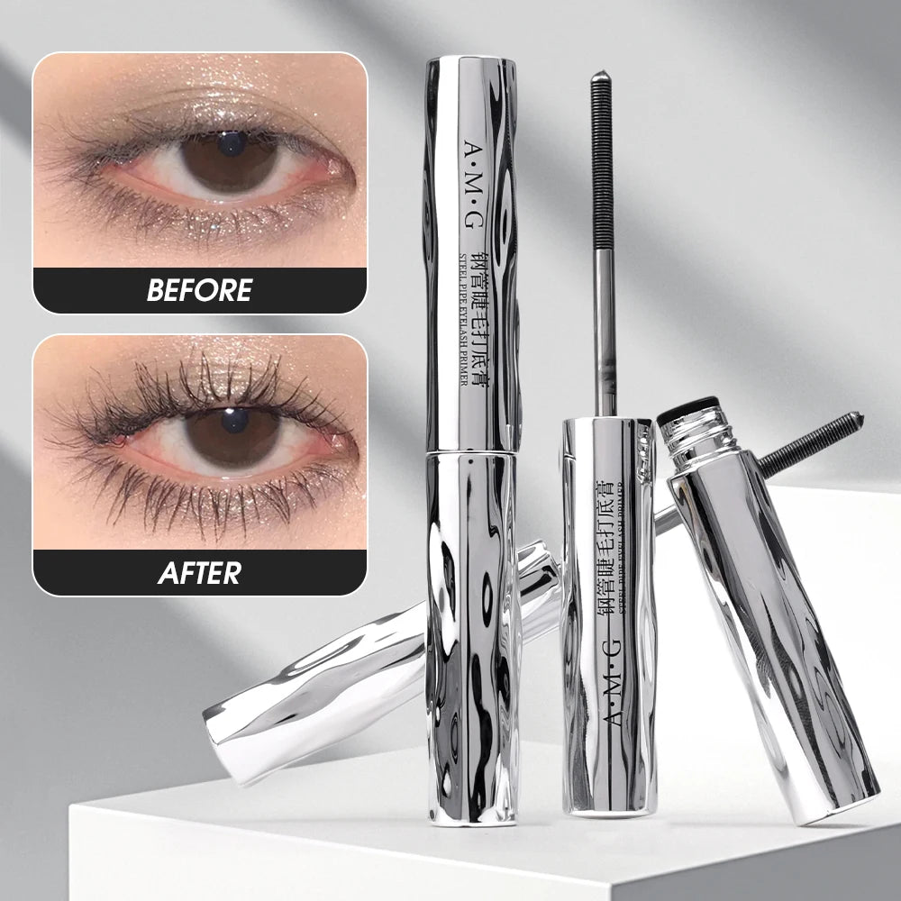 Small Steel Tube Mascara Black Thick Curling Eyelash Extensions Waterproof Long-lasting 4D Eye Lengthening Fast Dry Eyes Makeup