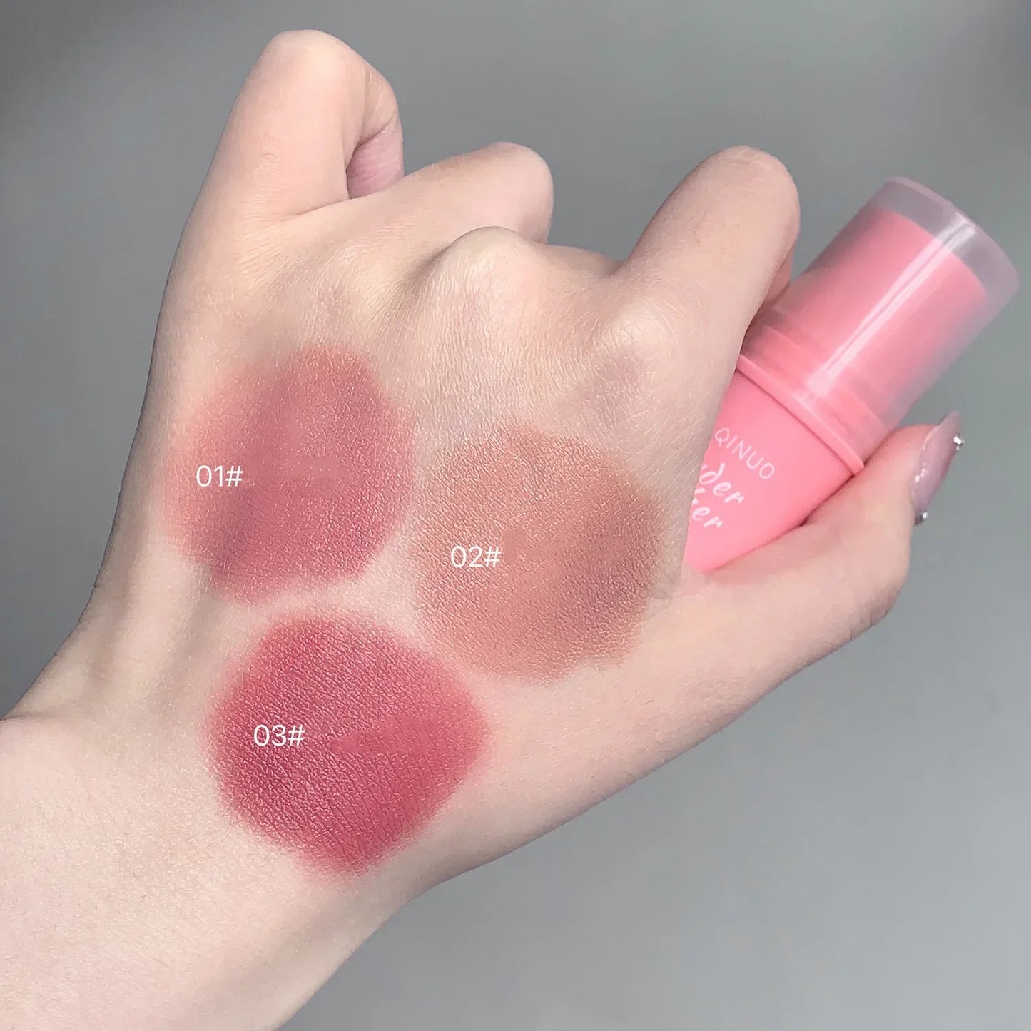 Rouge Blush Stick Waterproof Natural Cheek Blusher Cream Lasting High Color Rendering Brightening Skin Tone Korean Face Cosmetic