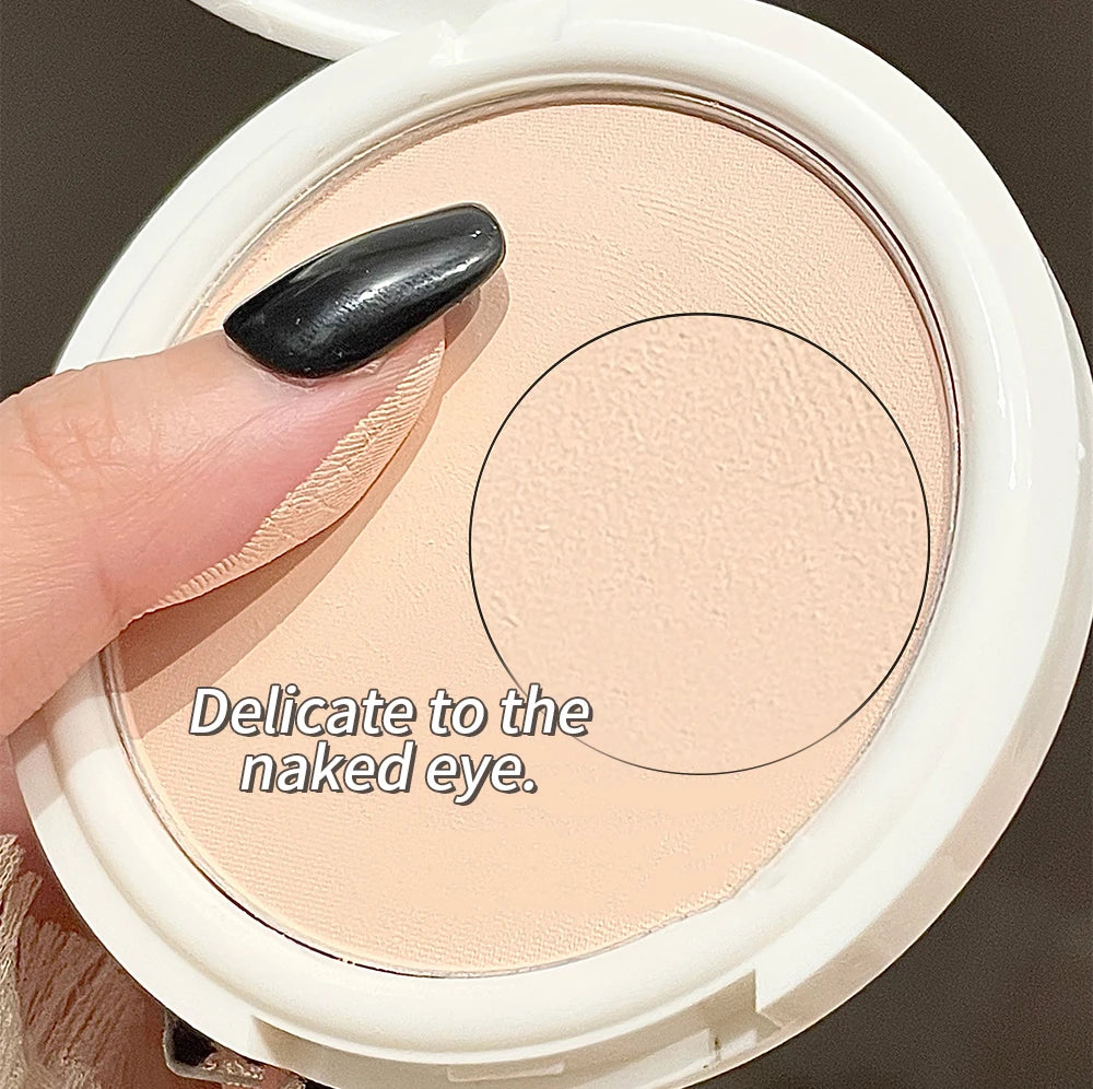 CACE Face Setting Powder Cushion Compact Powder Oil-Control  Matte Colors  Smooth Finish Concealer Makeup Pressed Powder