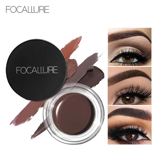 FOCALLURE  Eyebrow Gel Waterproof Long Lasting Eyebrow Enhancer Eye Brow Powder Cream Makeup Women Cosmetics