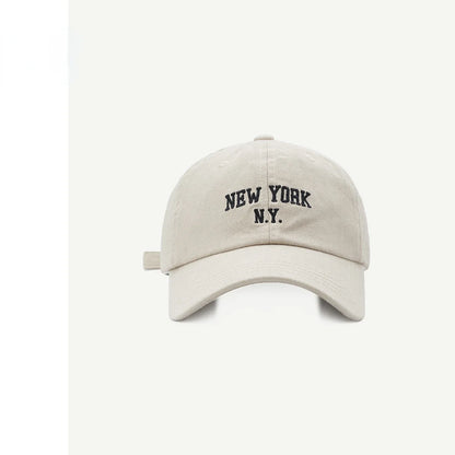 Fashion NEW YORK Letter Cap for Women Men's Baseball Cap Sports Sun Hat Kpop Soft Snapback Retro Hip-Hop Cotton Hats