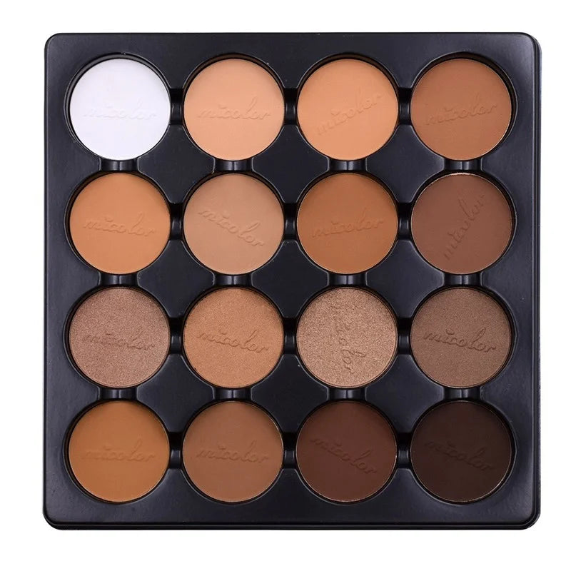 MICOLOR Matte Face Contour Palette 3d Silhouette Nose Shadow Makeup Palette for Women Lasting Waterproof Beauty Female Cosmetic