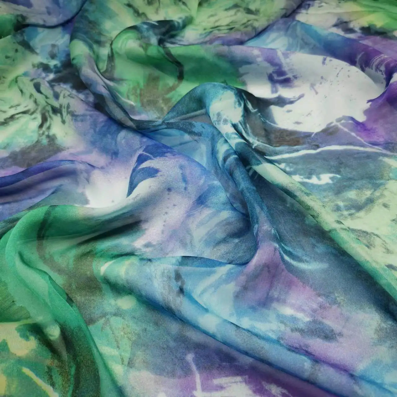 Uuyol Dress Dancing Fabric Flowing 30D Silk Costume Material DIY Stage Cosplay