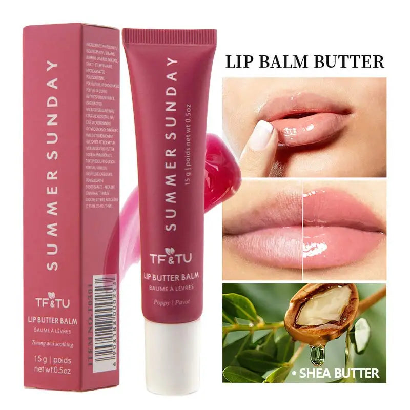 Lasting Lip Moisturizing Lip Balm Care 15ml Lip Balm Smoothing Lip Lines Nourishment Women Daily Care Makeup Korean Lipcare