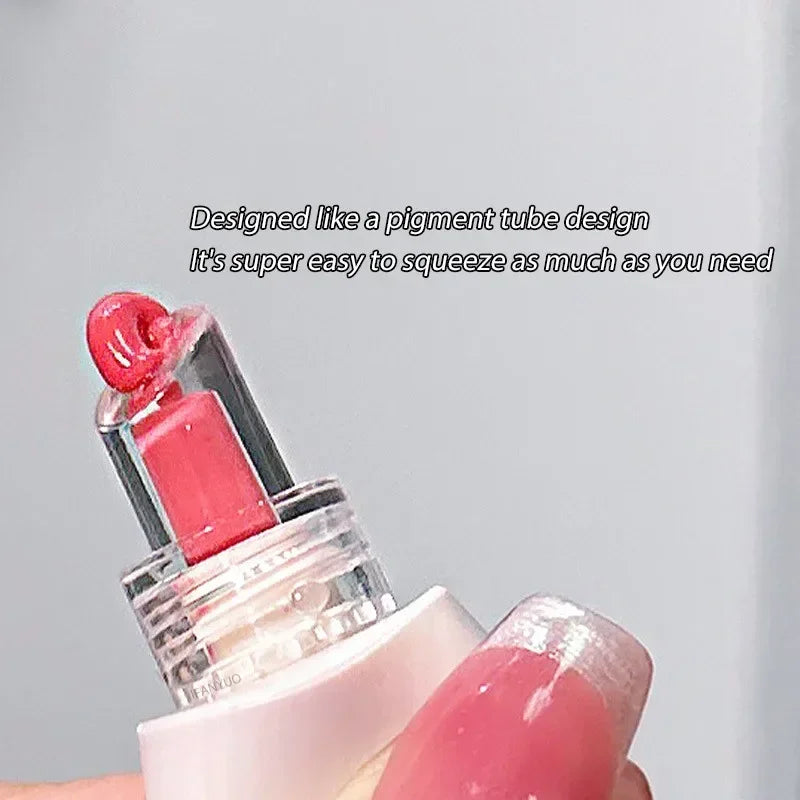 Jelly Lip Gloss Long Lasting Mirror Water Lip Glaze Colored Moisturizing Lipstick Crystal Shiny Lip Tint Korean Lips Care Makeup