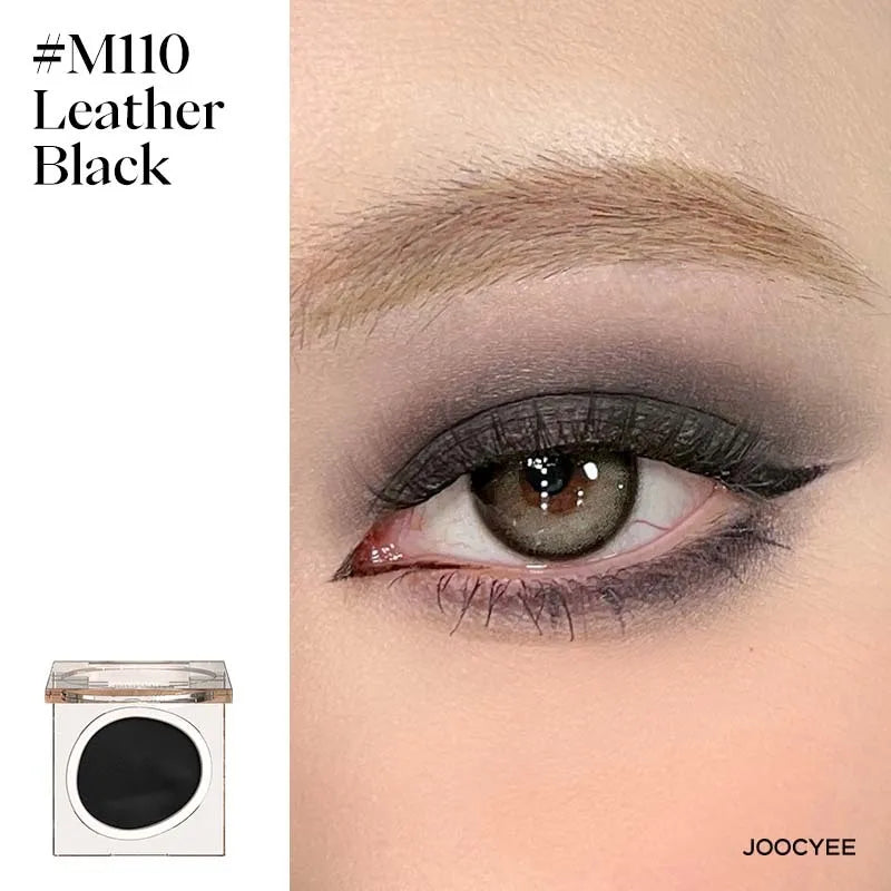 JOOCYEE Eyeshadow Single Long-lasting Natural Easy to blend High-pigmented Diamond shimmering Eyeshadow Black Blue