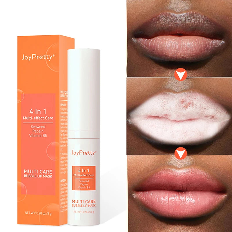 eelhoe Bubble Lip Balm Lightening Dark Lip Mask Gloss Oil Makeup Exfoliating Clean Moisturizer Beauty Health Lip Care Product