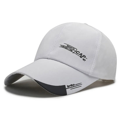 1x Long Brim Baseball Cap Sun Visor Hat Waterproof Sport Duck Tongue Women Men Quick Dry Outdoor Baseball Cap Adjustable Sun Hat