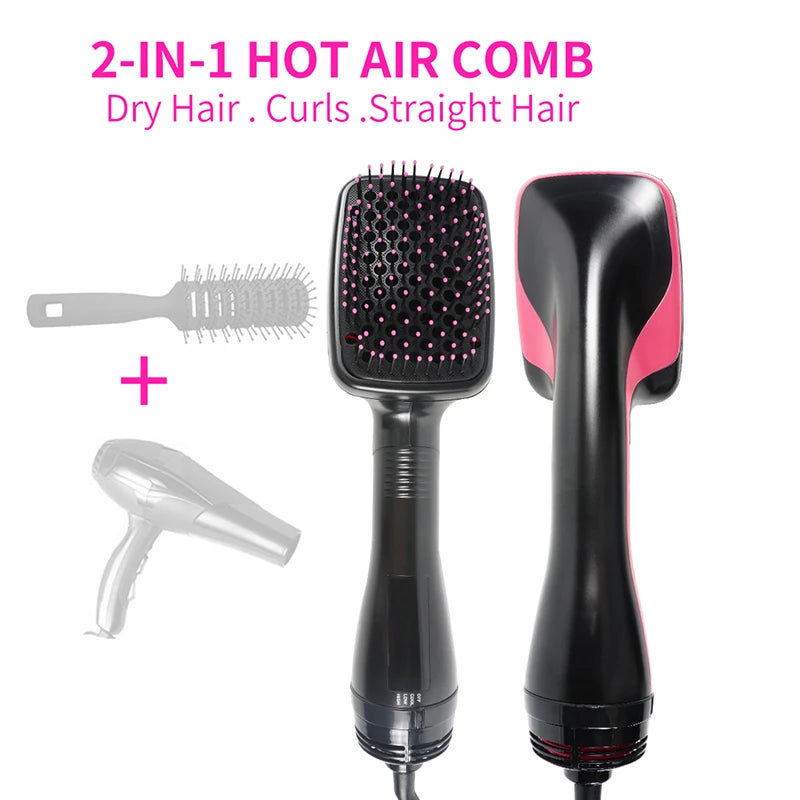 Hair Dryer Brush One Step Hair Blower Brush Electric Hot Air Brush Travel Blow Dryer Comb Professional Hairdryer Hairbrush