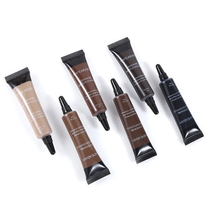 Handaiyan 10ML Long-Lasting Eyebrow Cream Enhancers Waterproof Natural Eye Brow Tinted Liquid Gel Cream Brow Makeup Cosmetics 6 Colors