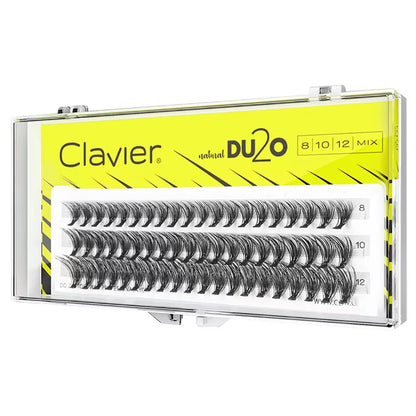 Clavier DU2O-ITS 20D Eyelash Makeup Individual Lashes Cluster Natural  Extensions False Eyelashes Double The Volume