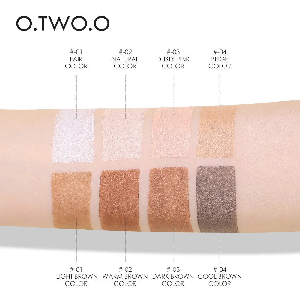 O.TWO.O Contour Stick Double Heads Contour Waterproof Matte Finish Highlighters Clavicle Shadow Pen Face 3D Highlight Concealer