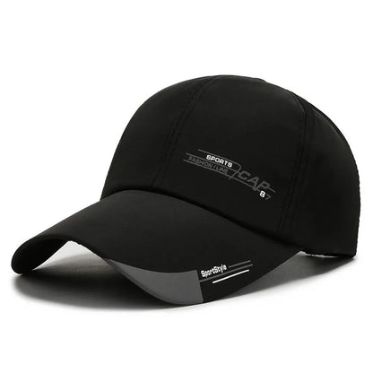 1x Long Brim Baseball Cap Sun Visor Hat Waterproof Sport Duck Tongue Women Men Quick Dry Outdoor Baseball Cap Adjustable Sun Hat