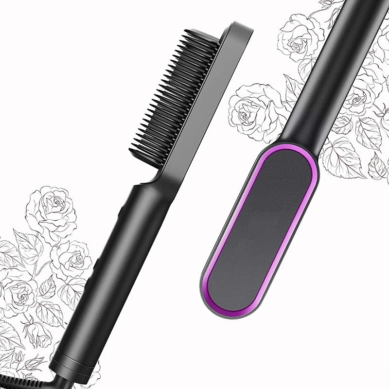 Hair Dryer Comb Curling Irons Beauty Products Hair Brushes Fast Heating Hair Straightener Comb