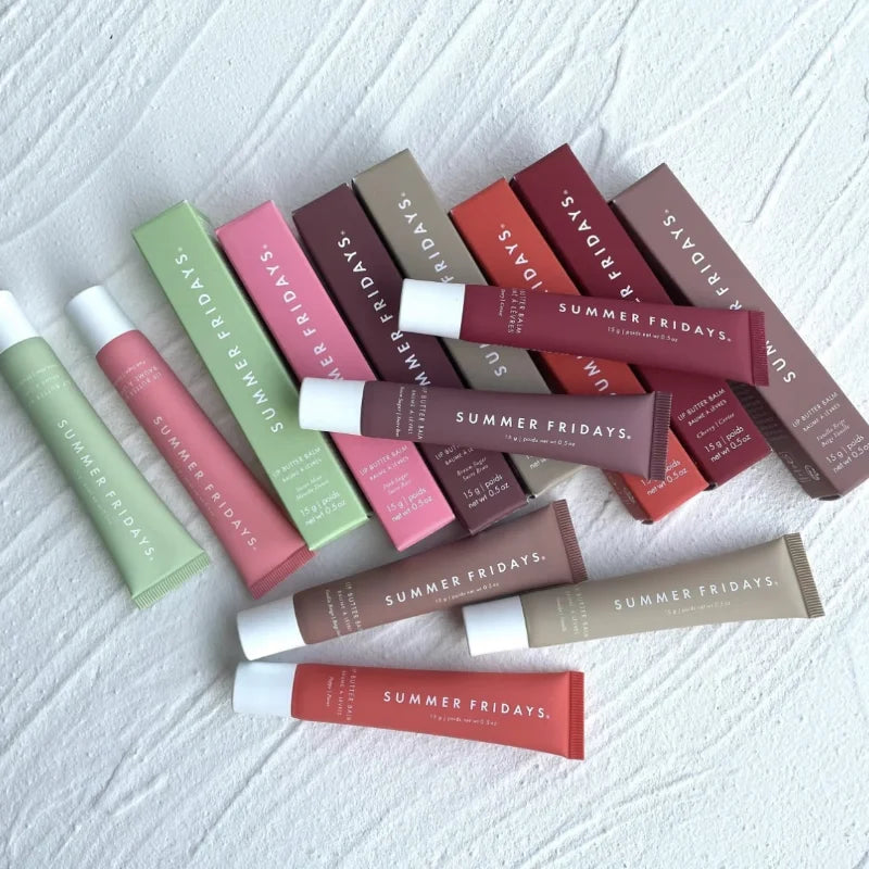 Summer Lip Balm Moisturizing Care Lip Balm Smoothing Lip Lines Lasting Nourishment Women Daily 8 Colors  Natural Soft Makeup