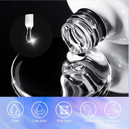 BORN PRETTY 10ml Watercolor Nail Gel Clear Transparent Gradient Flower Effect Semi Permanent Soak Off UV LED Gel Nail Polish