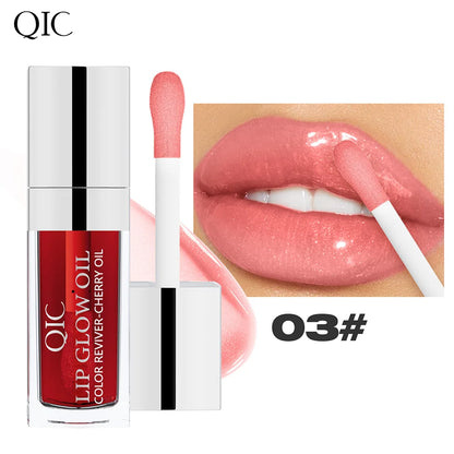 Color Changing Lip Oil Color Change Effect Moisturizing Transparent Plumping Lip Oil Tinted for Lip Care and Dry Lips