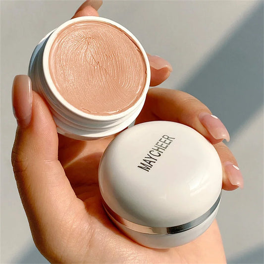Concealer Foundation Cream Cover Dark Circles Spot Acne Print Waterproof Long Lasting Deep Skin Tone Moisturizing Facial Makeup