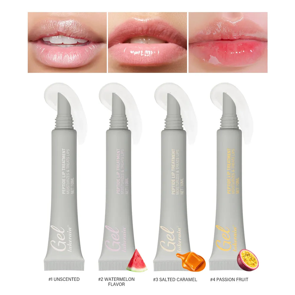 Lakerain Peptide Lip Treatment Moisturizing Lip Mask Gel To Remove Dead Skin Lipstick Base Lip Cream Lip Care Mask 10ml