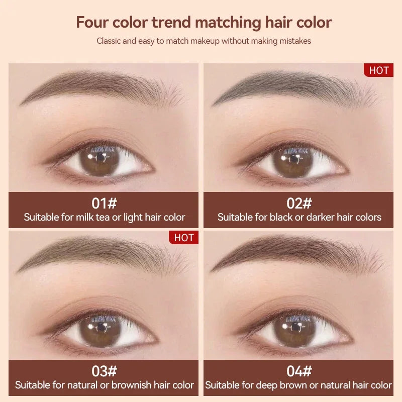 Fast Easy Coloring Eyebrow Pen Long Term Eyebrow Dye Cream Waterproof Sweatproof Non Dizzy Smooth Durable Drying Multifunctional