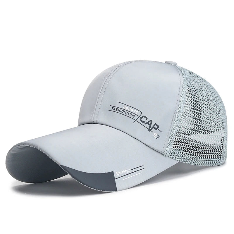 Outdoor Sunscreen Sports Men's Caps Fashion Canvas Unisex Baseball Caps Simple Design Extended Brim Snapback Caps For Men Women