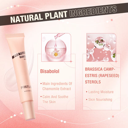 PINKFLASH Poreless Lightweight Makeup Primer Invisible Pore-Blurring Oil-Control High Coverage Face Concealer Cream Cosmetics