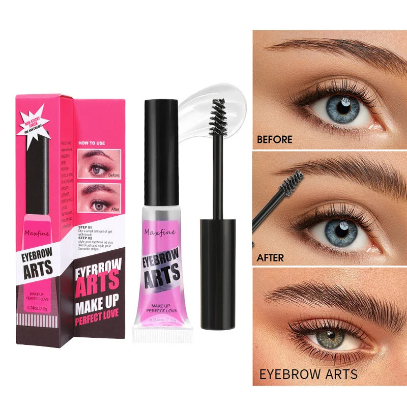 Waterproof Mascara Eye Shadows Long-lasting Fixed Eyebrow Quick-dry Hose Transparent Eye Black Korean Makeup Products