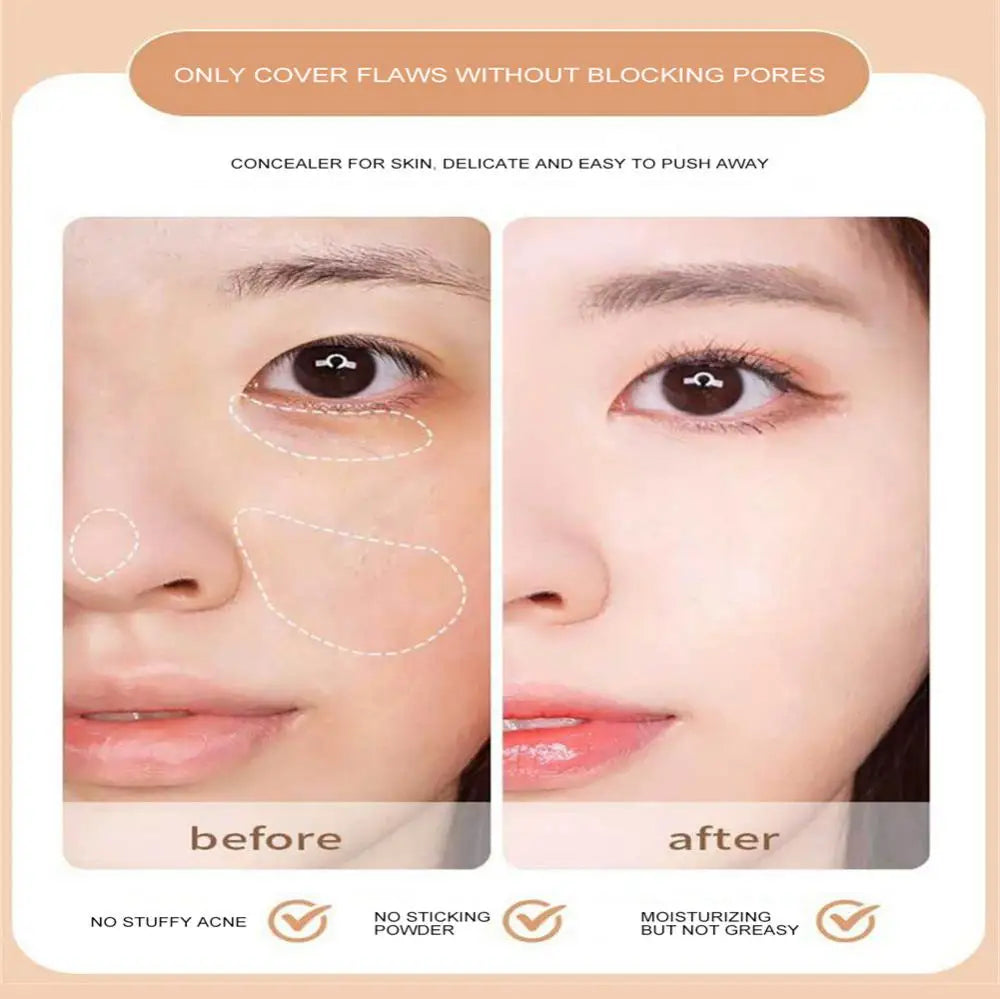 Modify Skin Tone Liquid Concealer Concealer Foundation Cream Cover Acne Spots Dark Circles Moisturizing 4 Colors Concealer Stick