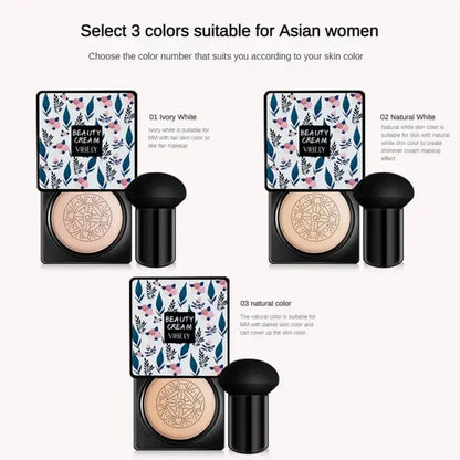 Mushroom Head Air Cushion CC Cream Foundation Waterproof Facial Cosmetics Bright Make-up Women's Base Makeup Korean New