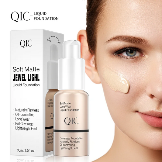 Matte Makeup Foundation Cream Professional Concealing Face Dark Circle Liquid Long-lasting Eye Corrector Cream Primer 30ml