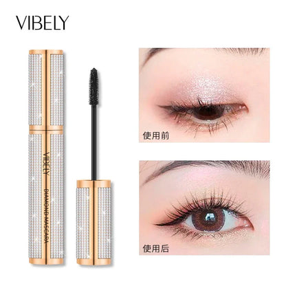 New 4D Silk Fiber Lash Mascara Waterproof VIBELY 3d Mascara For Eyelash Extension Black Thick Lengthening Eye Lashes Cosmetics