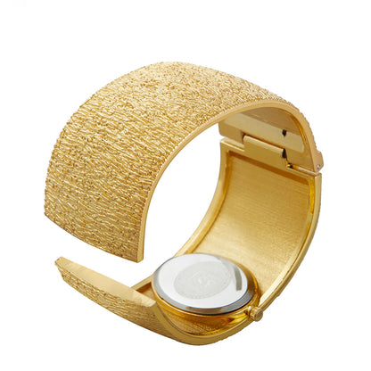 ASJ Women's Bracelet Watch reloj mujer Gold Luxury Bark Pattern Simple watch for women relojes para damas