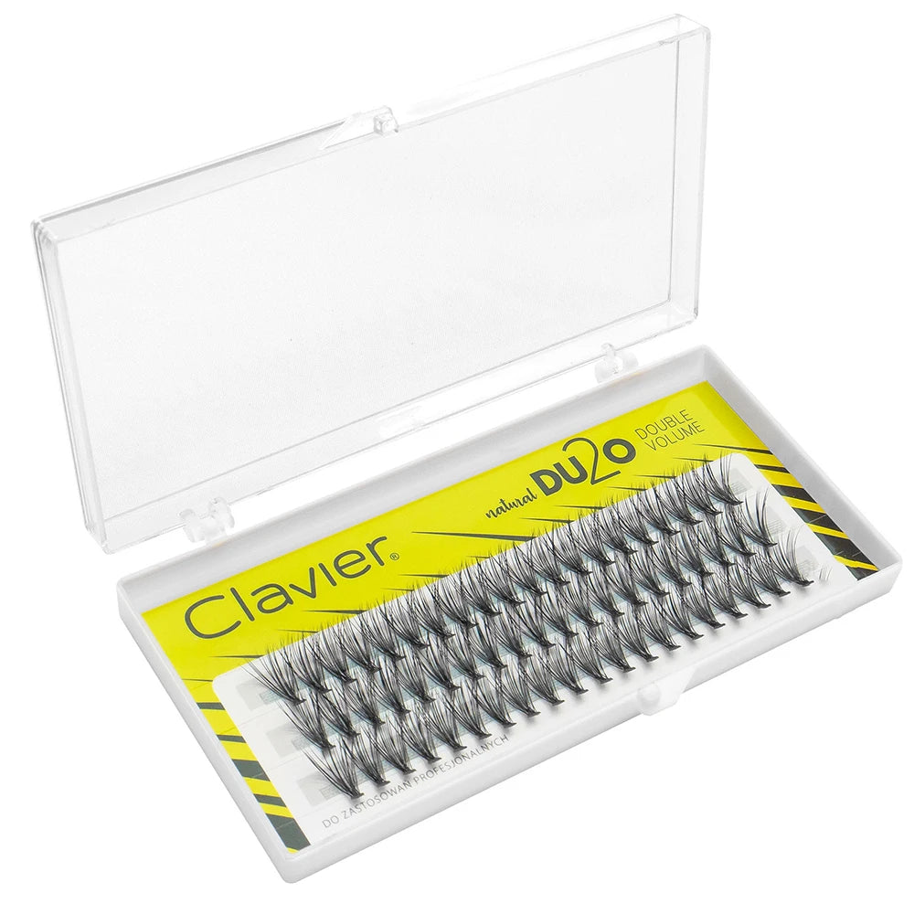 Clavier DU2O-ITS 20D Eyelash Makeup Individual Lashes Cluster Natural  Extensions False Eyelashes Double The Volume