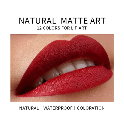 Nude Lip liner Pencil Colors Lip Makeup Lipstick Pen Waterproof Long Lasting Non-stick Cup Matte Nude Brown Lipliner Cosmetics