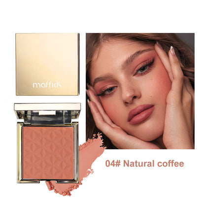 Gold box relief blush nude makeup orange lasting pink rouge makeup plate makeup powder