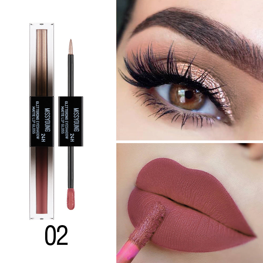 MISSYOUNG Double-ended Monochrome Eye Shadow And Lip Gloss