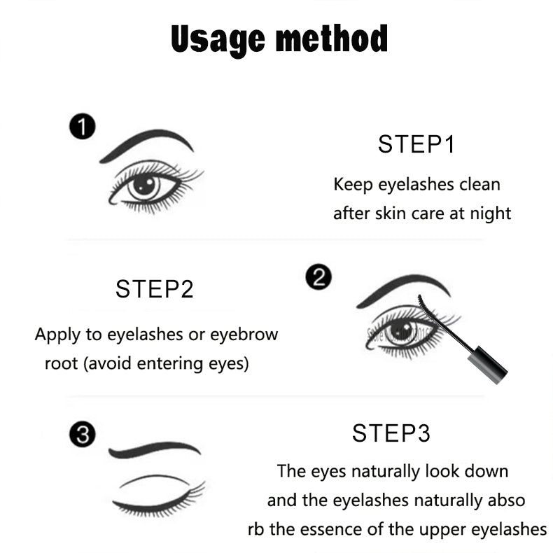 VERONNI 3D Waterproof Mascara No Clumping Easy to Apply & Smudge-Proof Voluminous Mascara Long-Lasting Eye Makeup Cosmetics