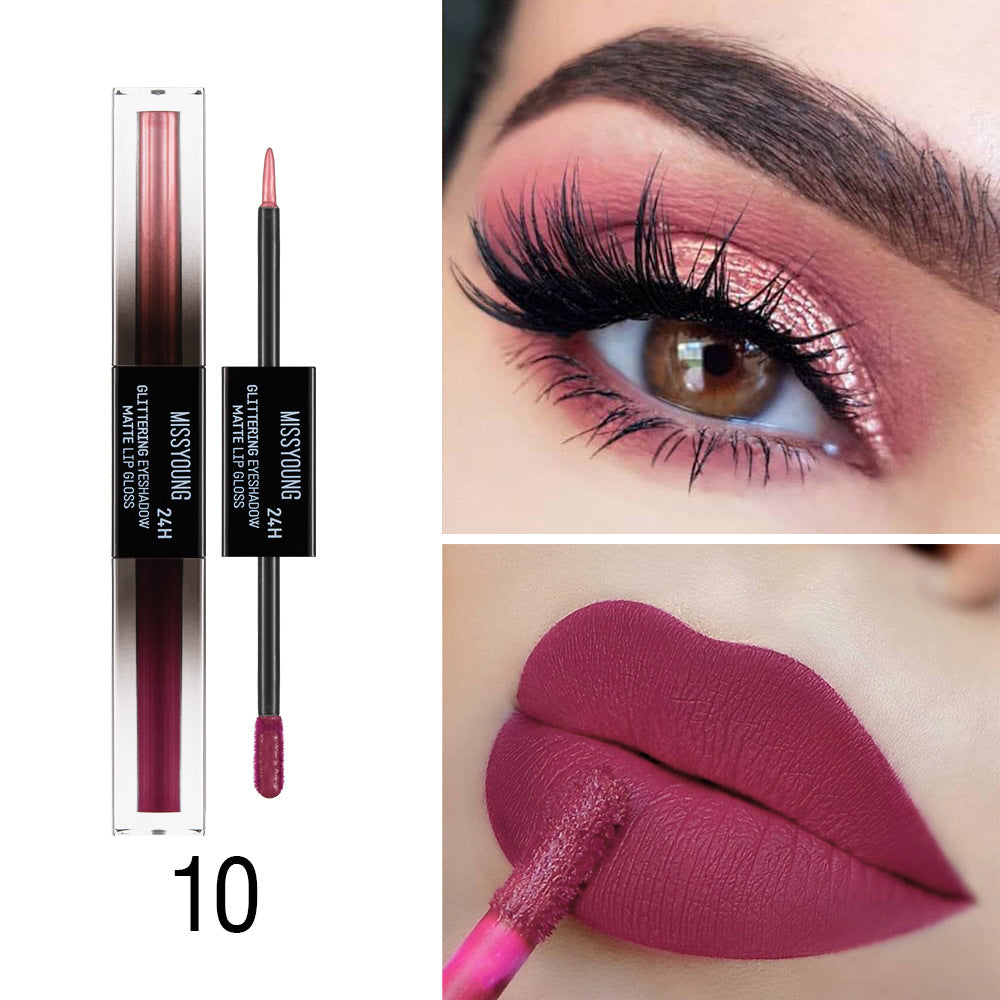 MISSYOUNG Double-ended Monochrome Eye Shadow And Lip Gloss