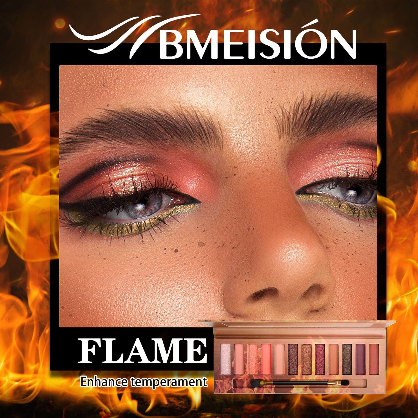 Flame Eye Shadow Earth Color Pearlescent
